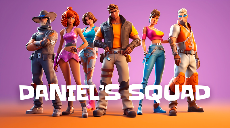 Vinylteppich Gruppe von Charakteren - TenStickers