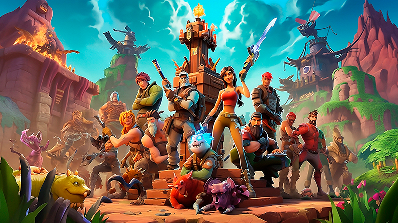 Vinylteppich charaktere mit Siegerpose - TenStickers