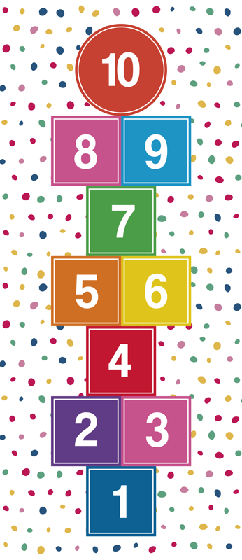 Vinylteppich hüpfspiel Design - TenStickers