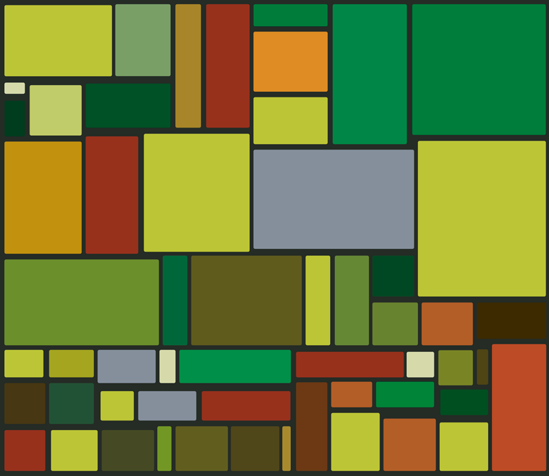 Retro Mosaik Vinylteppich mehrfarbig - TenStickers