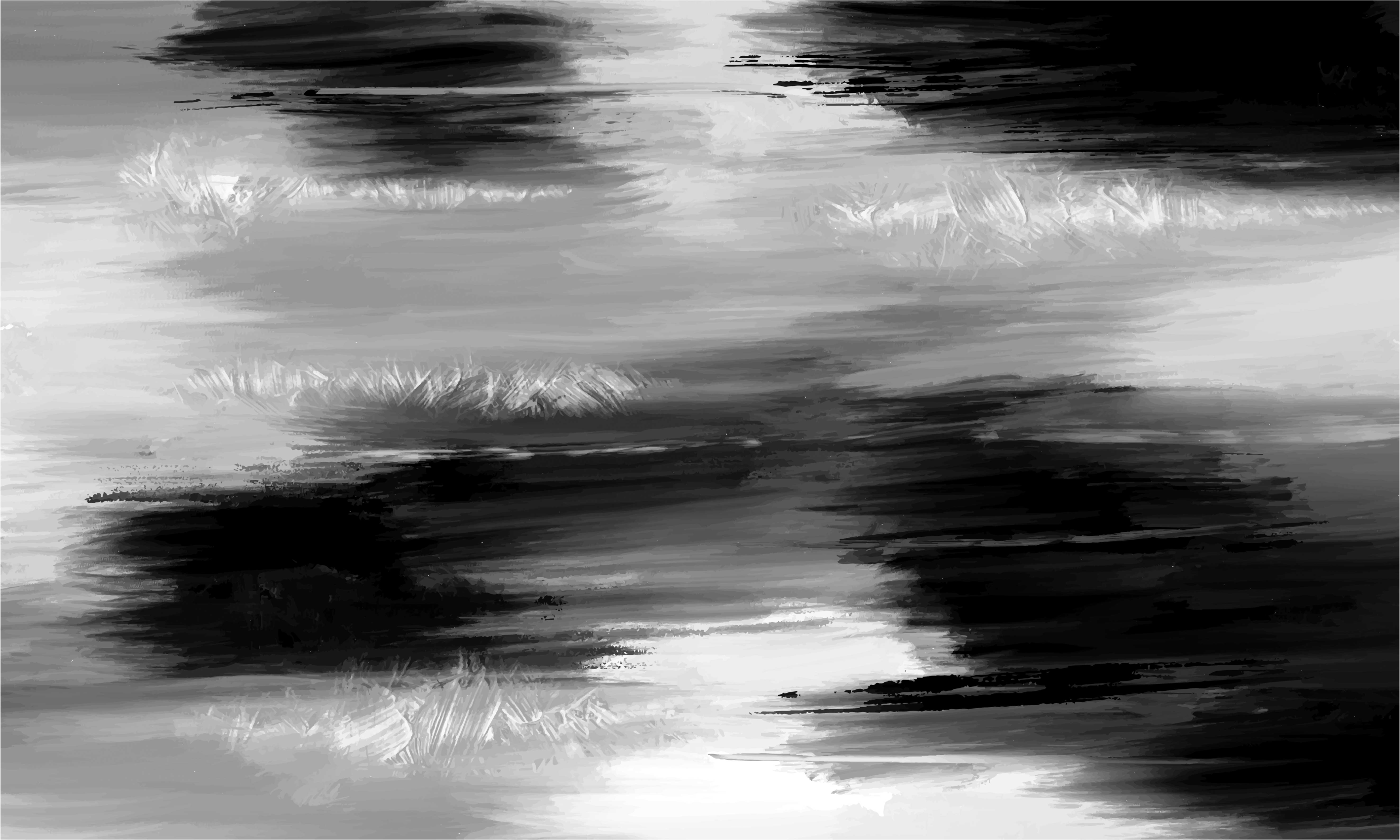 Vinylteppich Büro abstrakte Malerei - TenStickers