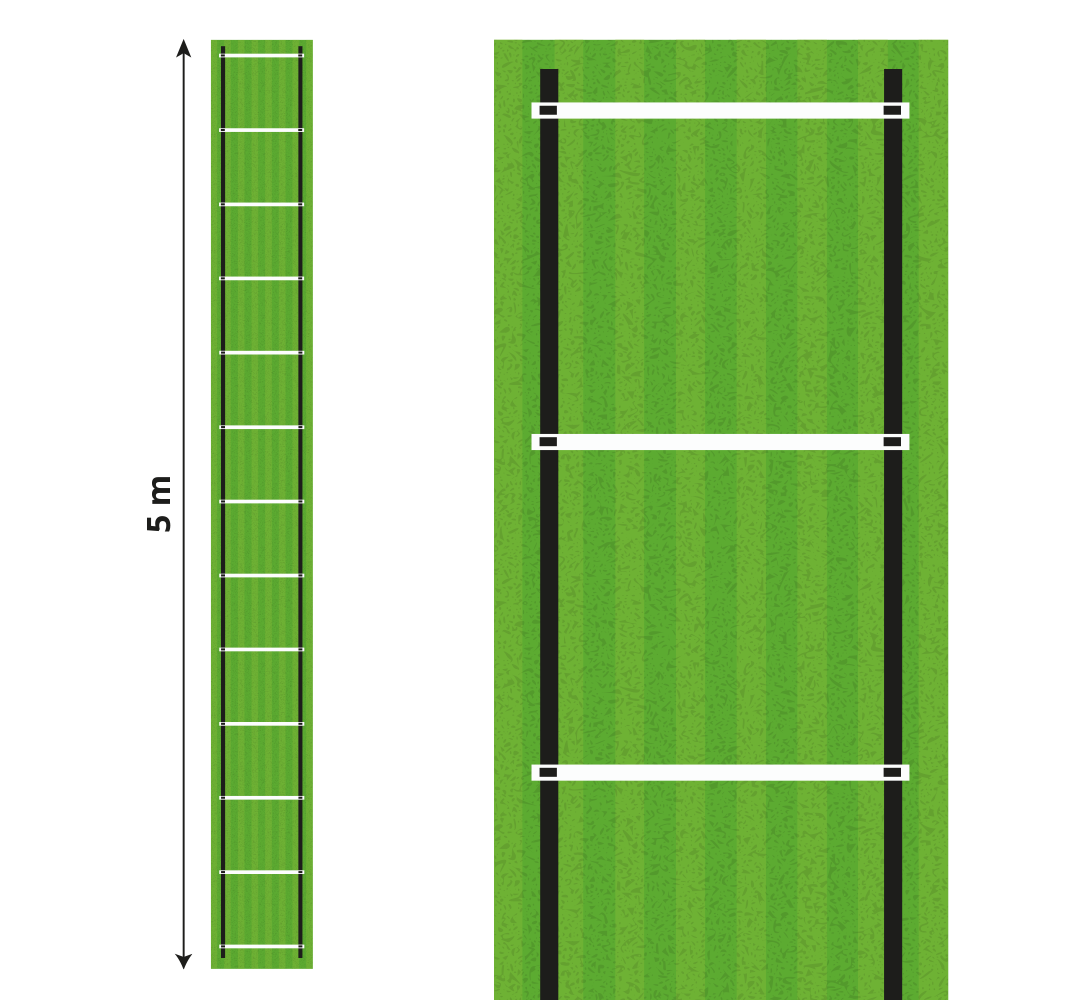 Vinyl Teppich Trainingsleiter Geschwindigkeit - TenStickers