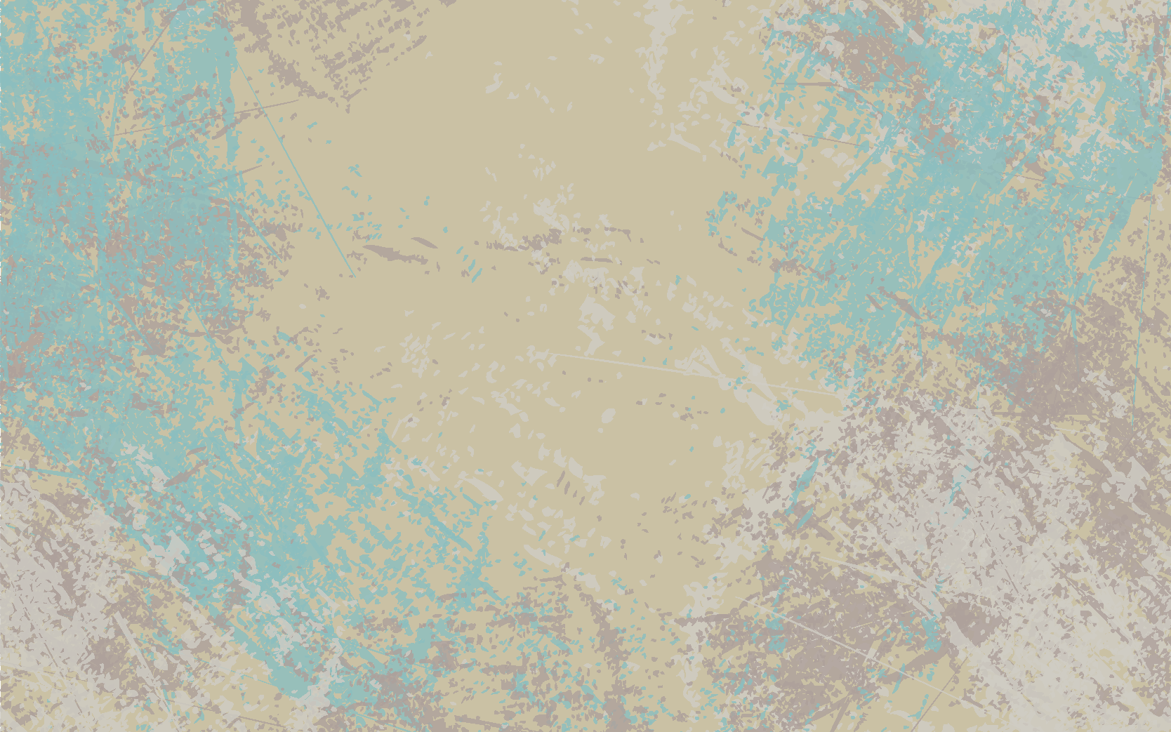 Vinyl Teppich Esszimmer gelbes und blaues abstraktes Design - TenStickers