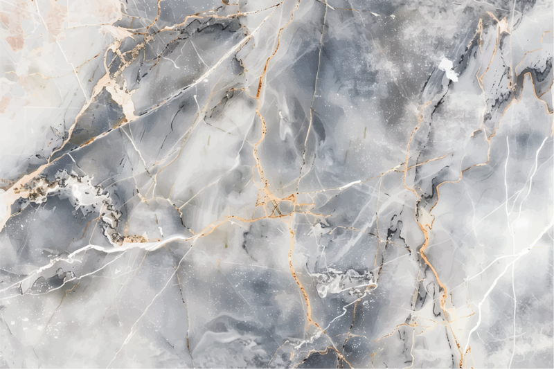 Vinyl Teppich Marmor bläulich grauer farbton - TenStickers