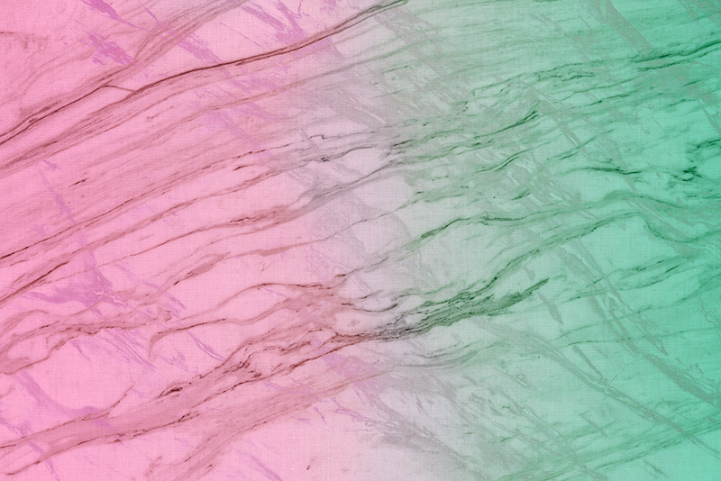 Vinyl Teppich Marmor rosa und grüne pastellfarben - TenStickers