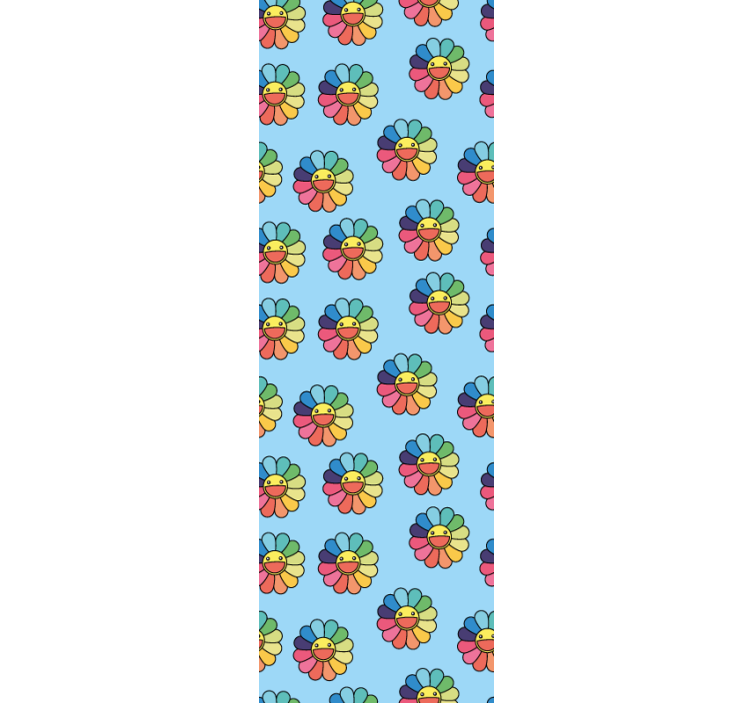 Tapete Baby fröhliches blumenmuster - TenStickers