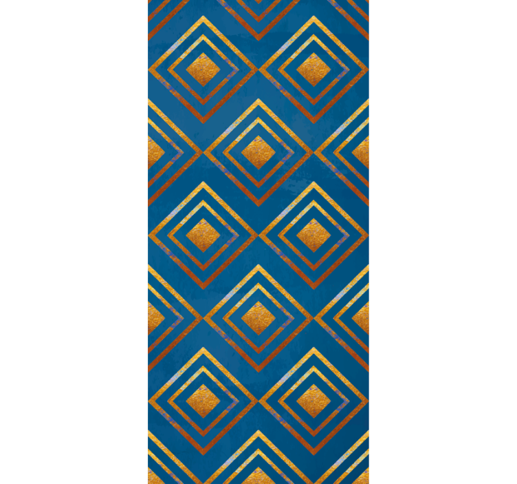 Tapete geometrisch rauten und linien - TenStickers