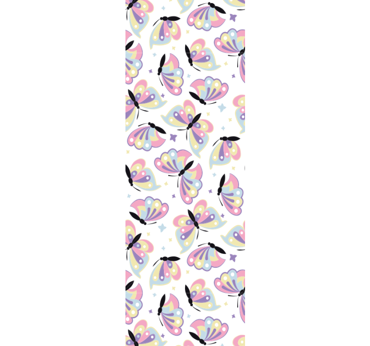 Tapete Schmetterling fliegende bunte flügel - TenStickers