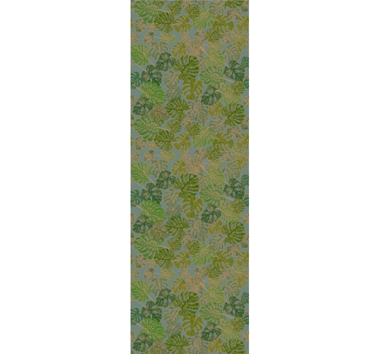 Tapete Blätter monstera-grün-motiv - TenStickers