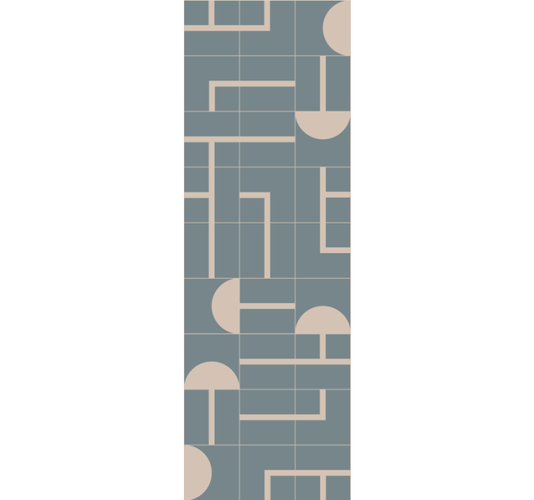 Tapete geometrisch beige stilvolle formen - TenStickers