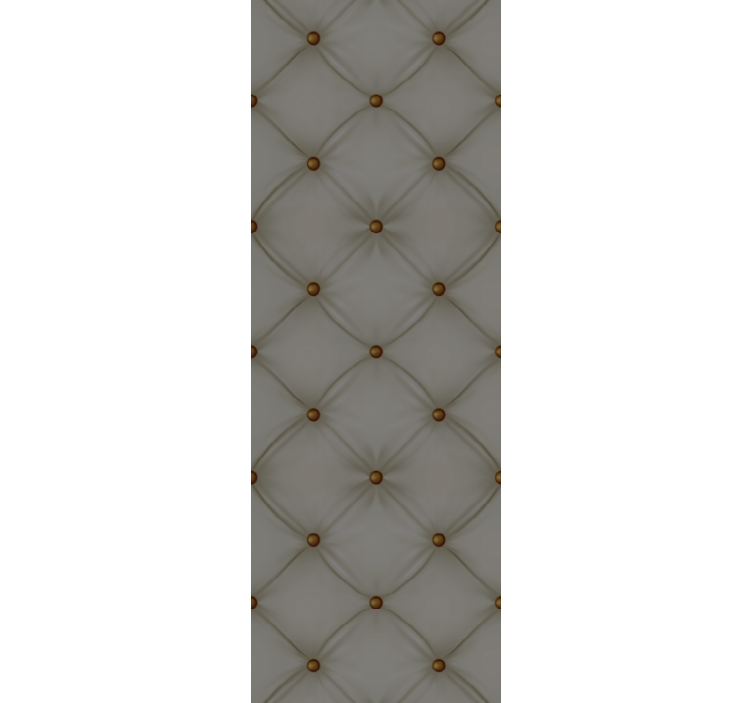 Tapete textur graues gepolstertes motiv - TenStickers