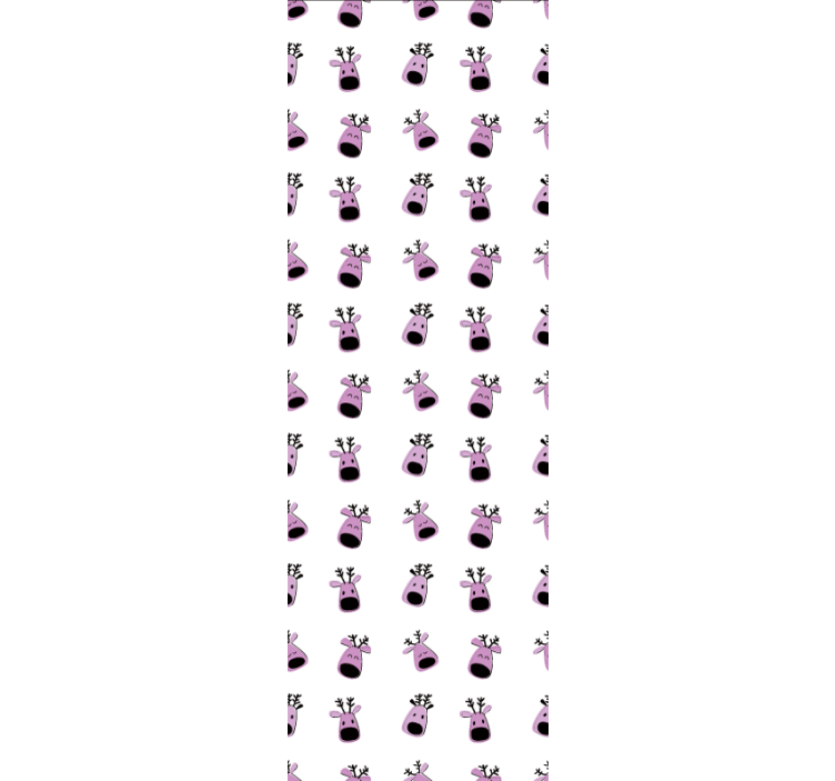 Tapete Tiere glückliche rentiergesichter - TenStickers