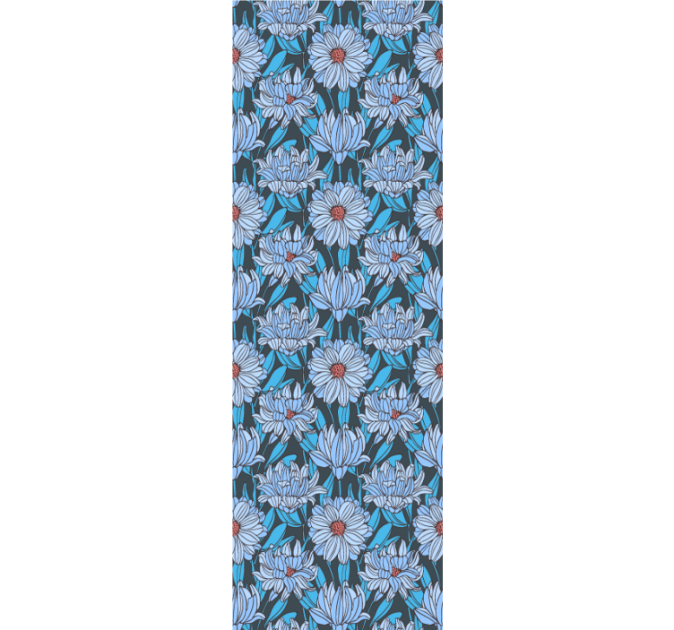 Blumentapete üppiges blumendesign - TenStickers