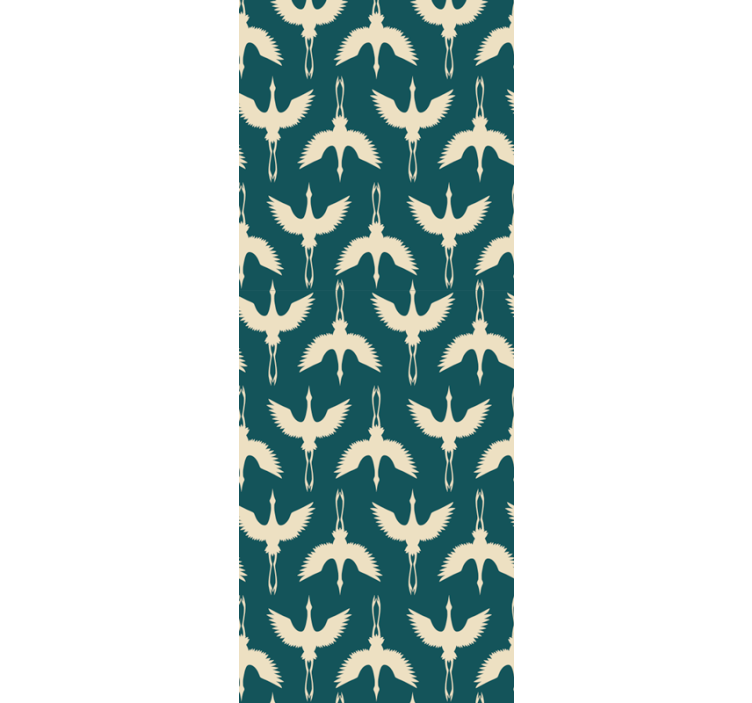 Tapete Vögel elegante beige designs - TenStickers