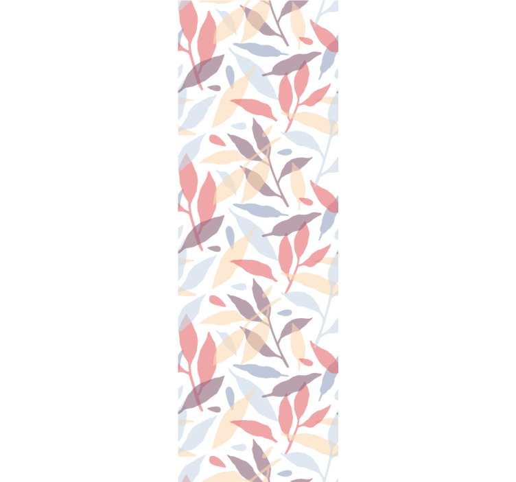 Tapete Blätter transparentes laubmuster - TenStickers
