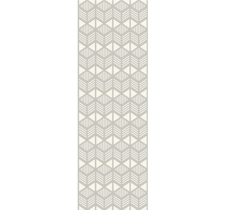 Tapete geometrisch neutrales chevron-gitter - TenStickers