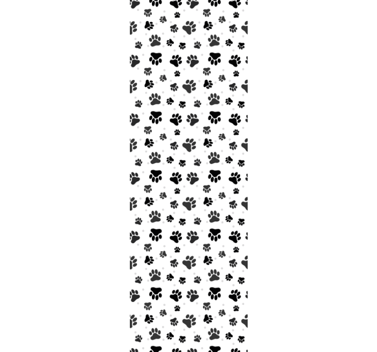 Tapete Tiere pfotenabdrücke - TenStickers