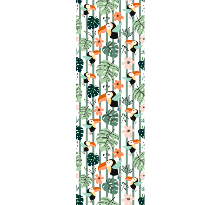 Tapete tiere im tropischen tukan design - TenStickers