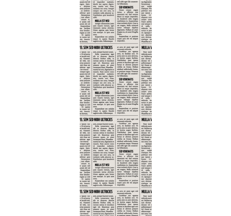 Tapete selbst gestalten vintage-zeitungsstil - TenStickers