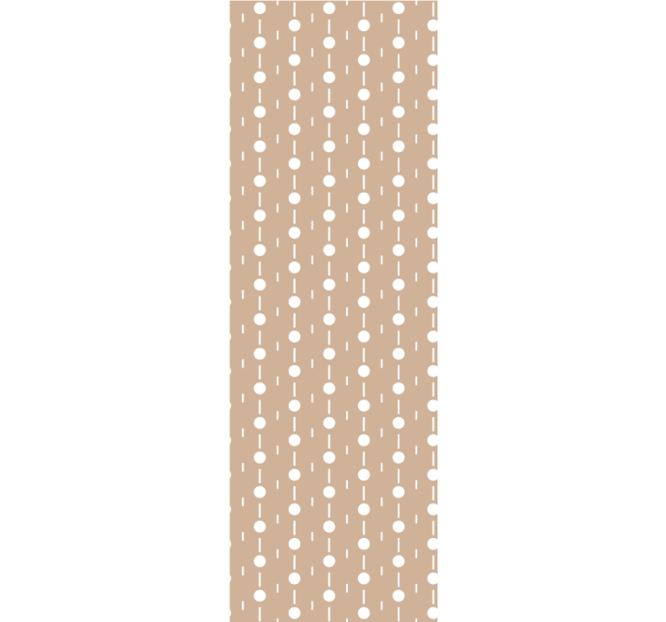 Tapete Kreise kreisförmige weiße punkte - TenStickers