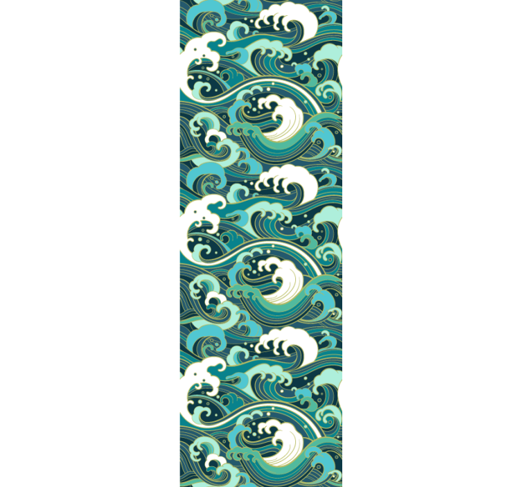 Tapete Natur elegante meereswellen - TenStickers