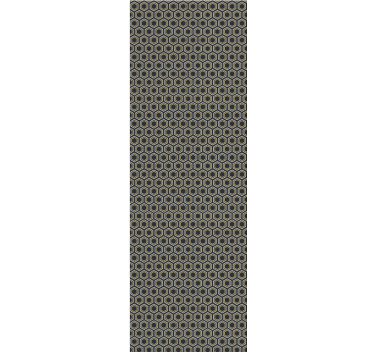 3D Tapete sechseckige textur - TenStickers
