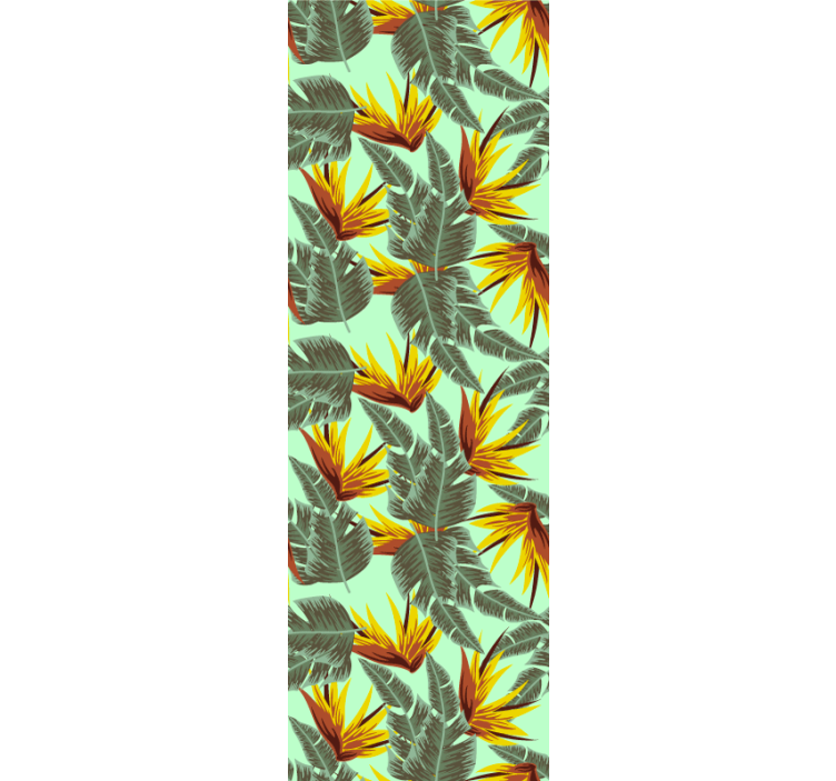 Tapete Natur tropisches laub explodiert - TenStickers