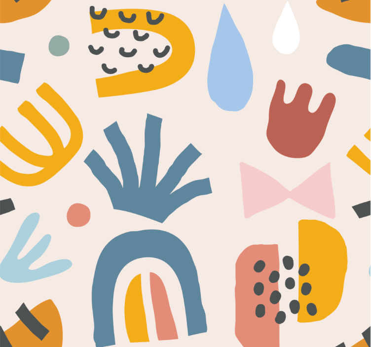 Tapete Abstrakt böhmische muster - TenStickers