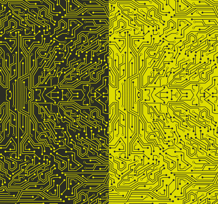 Abstrakt tapete Metro Linien - TenStickers