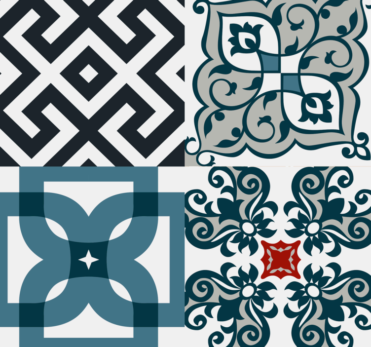 Tapete Küche portugiesische vintage Fliesen - TenStickers