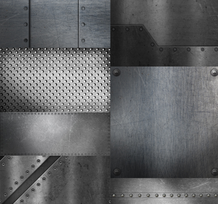 Moderne tapete - messingwand - TenStickers