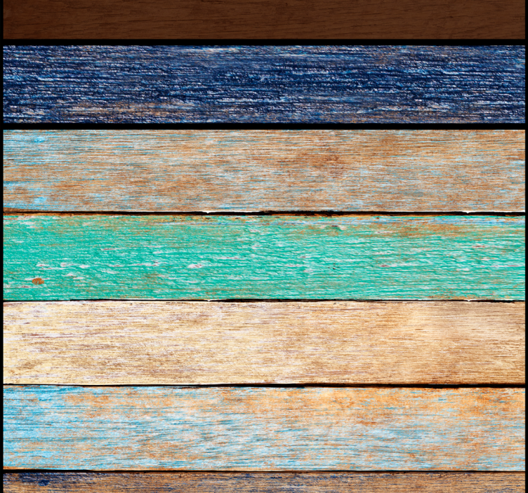 Tapete Holzoptik rustikales dielendesign - TenStickers