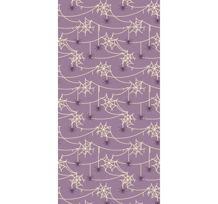 Halloween Tapete spinnennetz-motiv - TenStickers