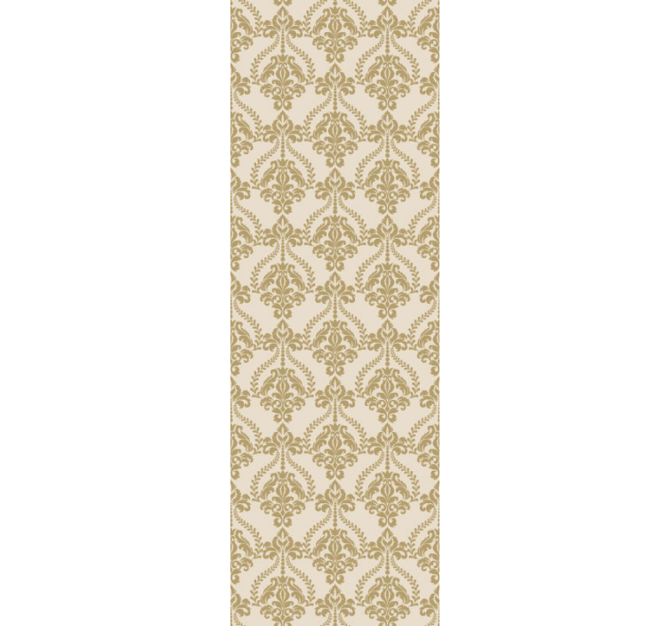 Jahrgang Tapete florale beige details - TenStickers