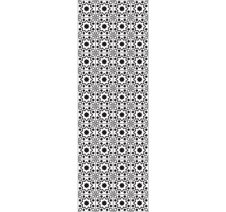 Fliesen Tapete geometrisches fliesenensemble - TenStickers