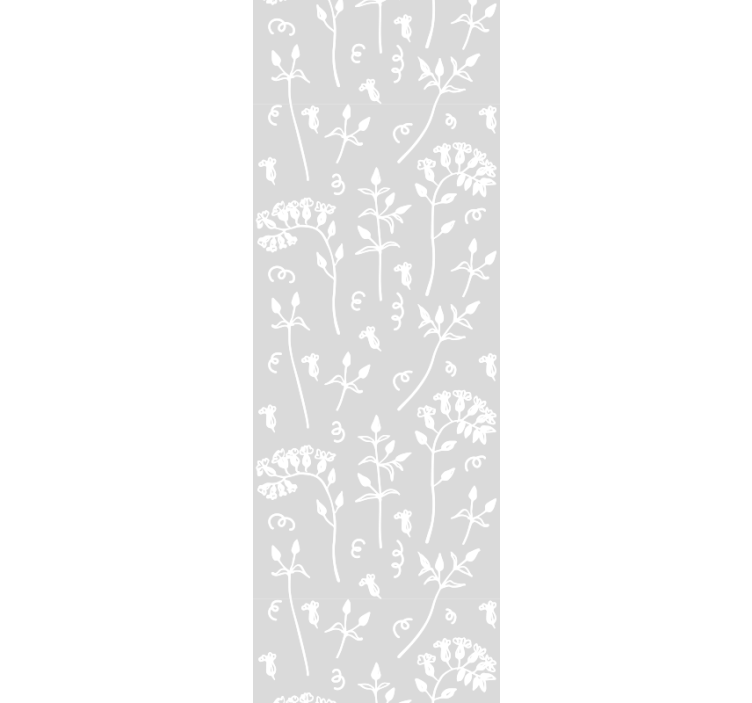 Blumentapete floral botanisch - TenStickers