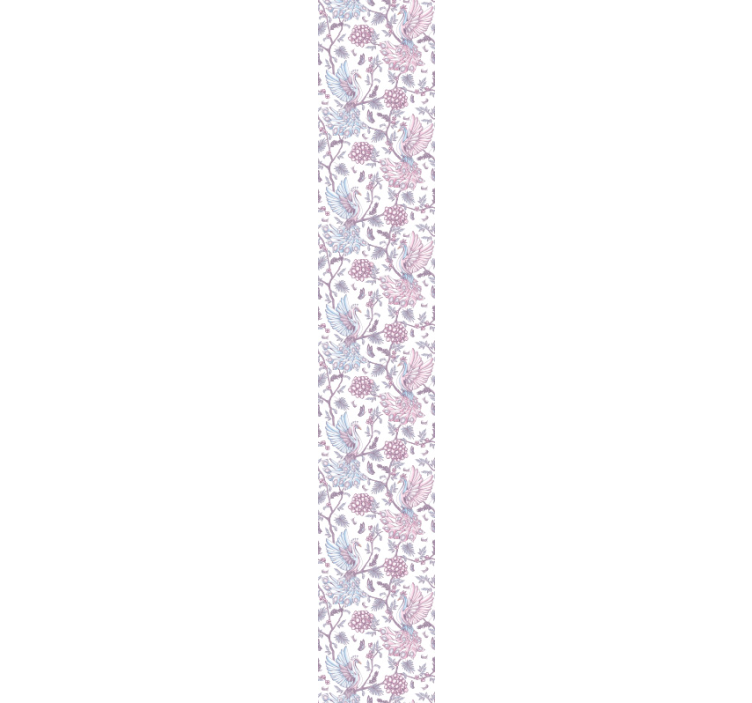 Ornament Tapete dekorative vogel eleganz - TenStickers