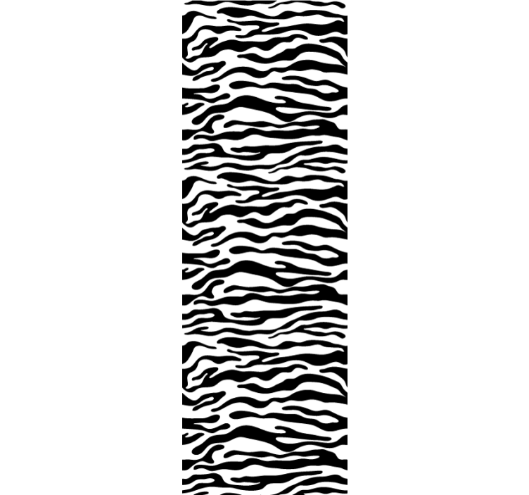 Zebra Tapete zebrastreifenmuster - TenStickers