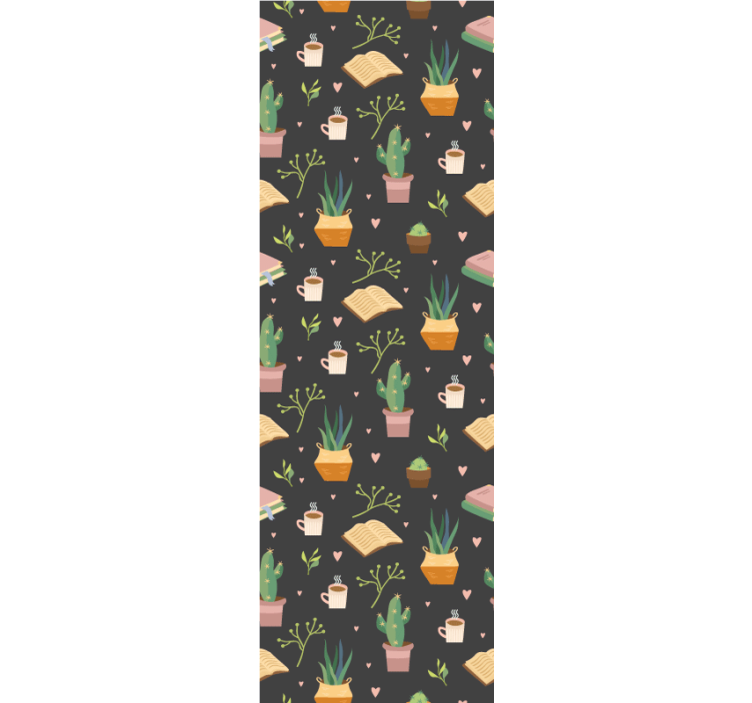 Tapete Natur kakteen gemütlichkeit muster - TenStickers