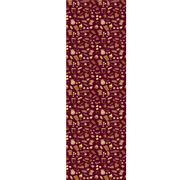 Tapete Küche getränkemotivmuster - TenStickers