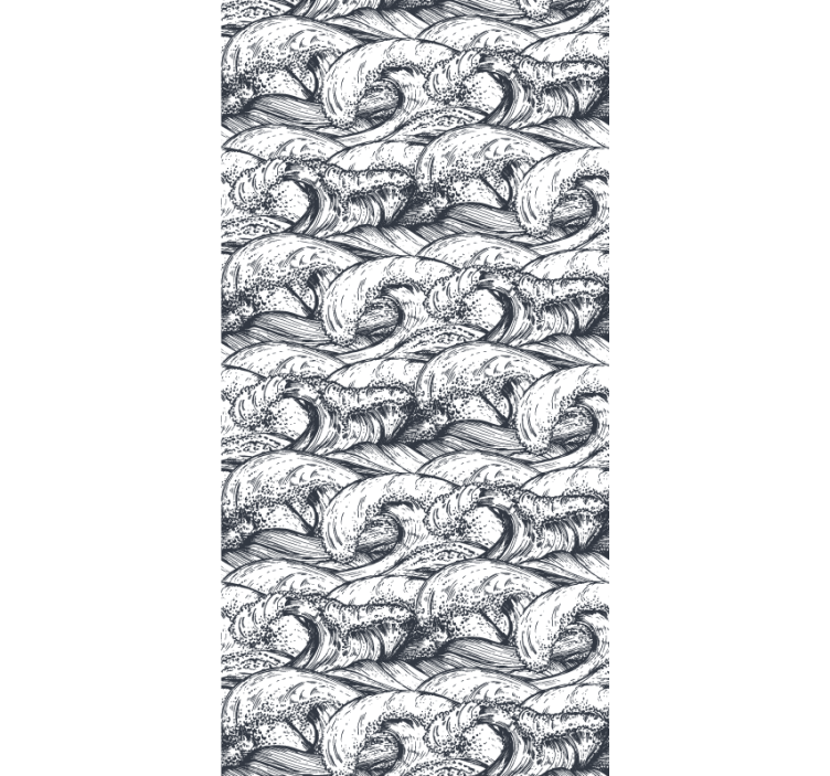 Tapete Natur ozeanwellenmuster - TenStickers