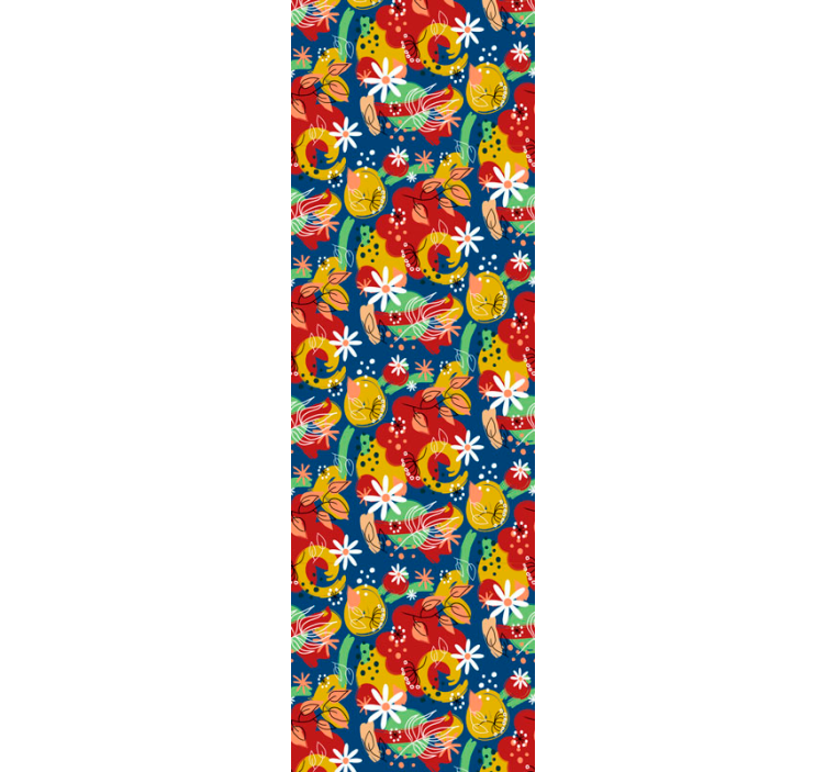 Tapete Abstrakt fruchtiger spritzer - TenStickers