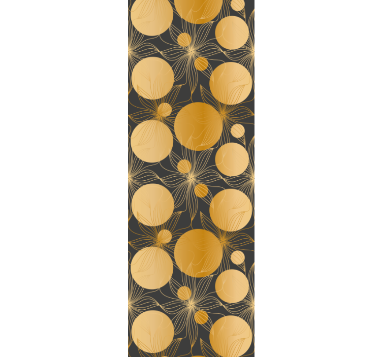 Tapete geometrisch kreisförmiges motivensemble - TenStickers