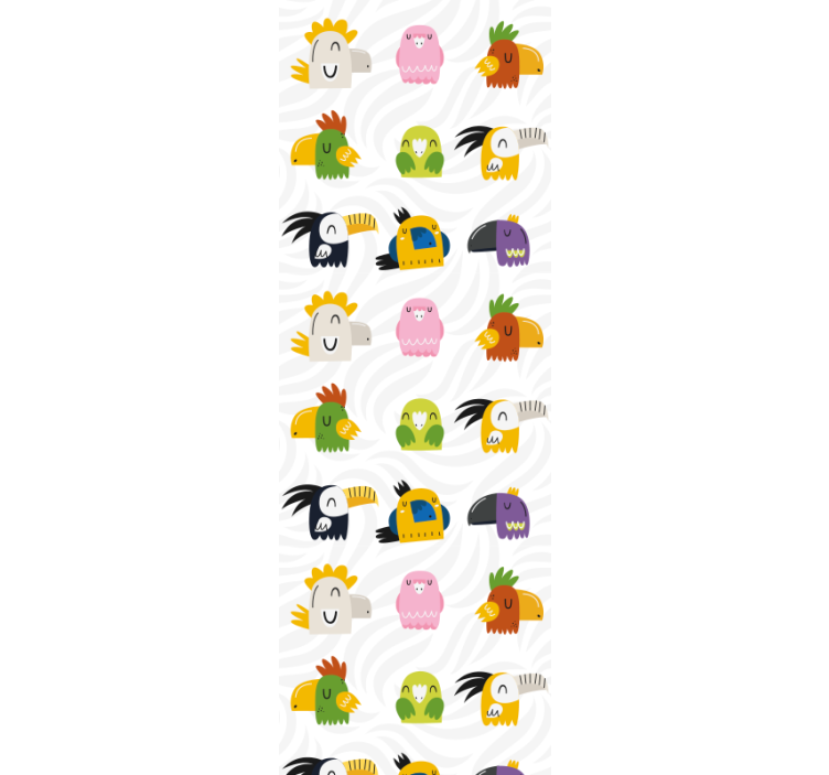 Tapete Kinderzimmer fröhliches monster wandbild - TenStickers