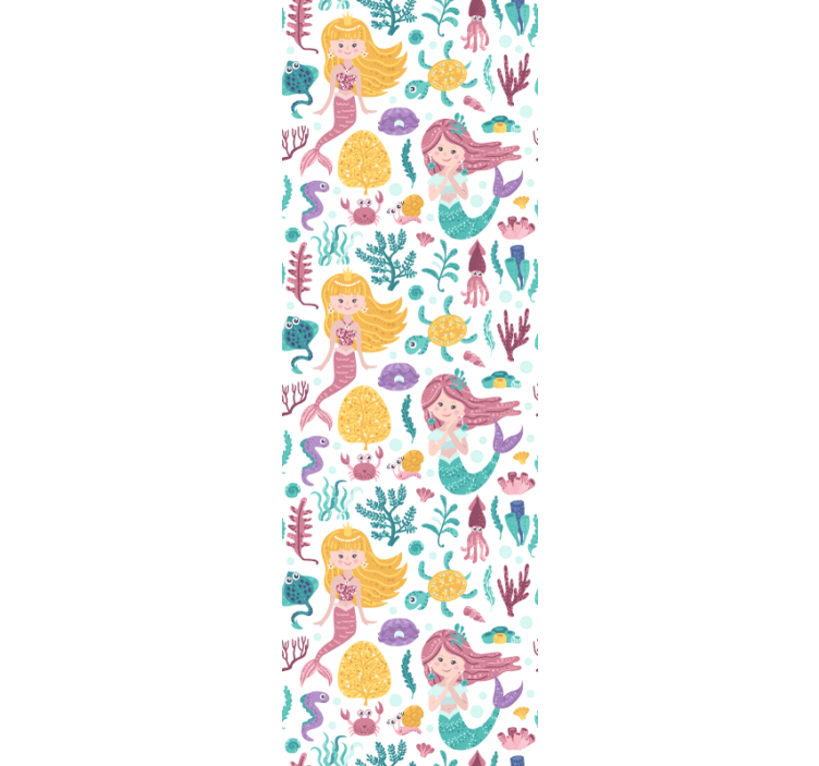 Tapete Kinderzimmer meerjungfrau abenteuer - TenStickers