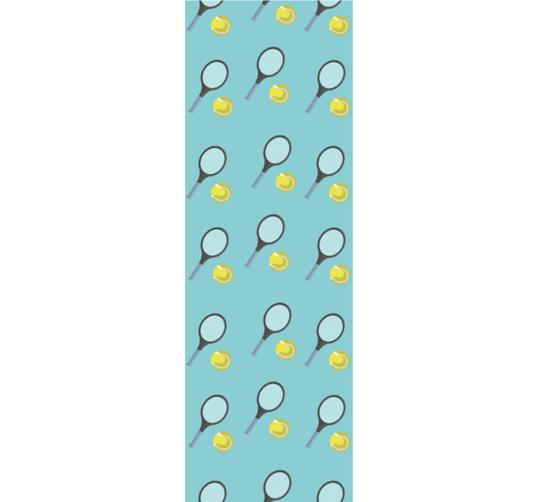Kunst Tapete tennismuster - TenStickers