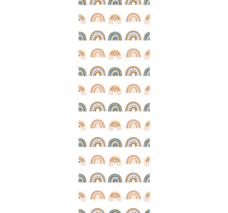 Tapete Baby regenbogen-bögen-muster - TenStickers