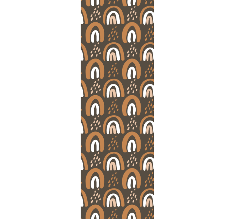 Tapete geometrische Muster geometrisches bogenmotiv - TenStickers