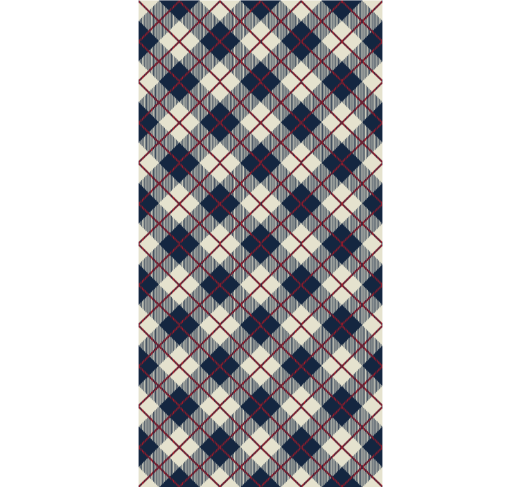 Tapete geometrisch argyle-muster - TenStickers