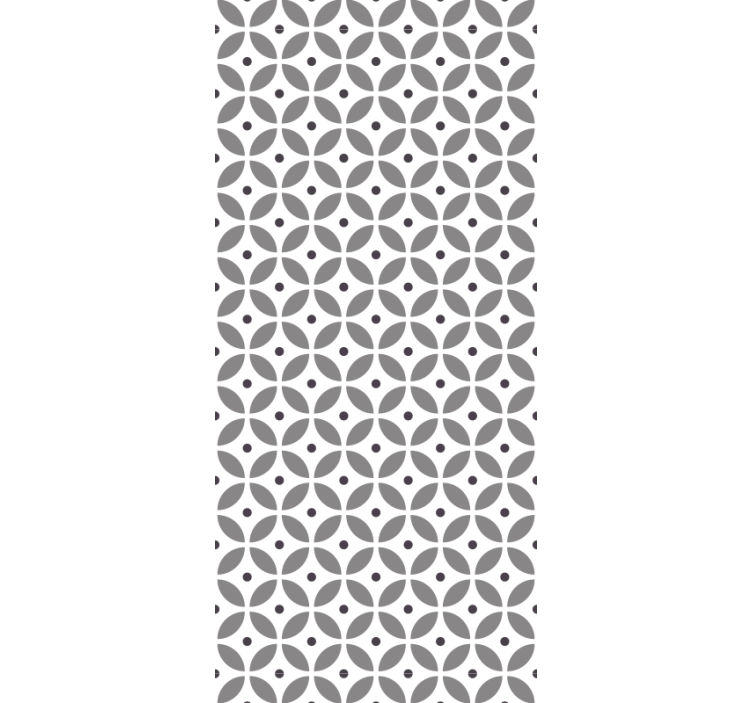 Tapete geometrische Muster geometrisches blütenblattmuster - TenStickers